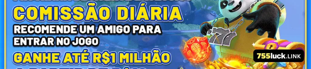 Banner de promoções gerais e bônus no 755luck cassino.