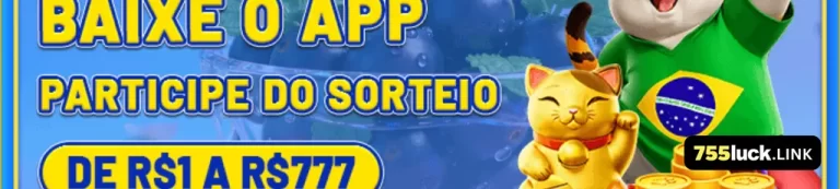 Banner de promoções gerais e bônus no 755luck cassino.